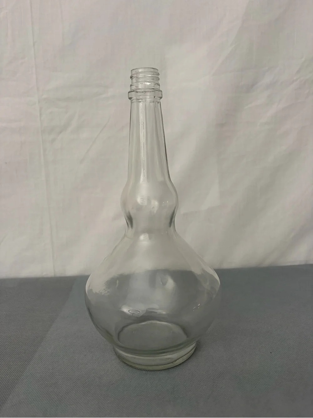La Madrileña S.A. Mexico Vintage Clear Glass Bottle (F247)